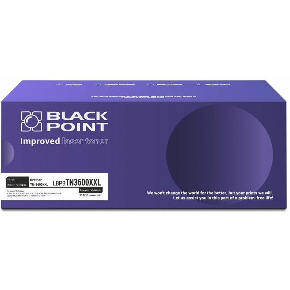 BLACK POINT Toner Black  [LBPBTN3600XXL] Toner